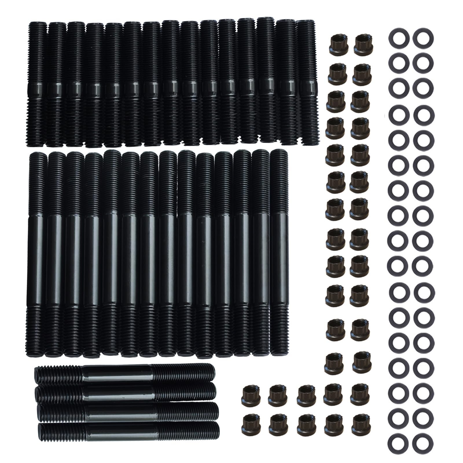12-Point Cylinder Head Stud Kit Replacement for Chevy Small Block SBC | 265 2...