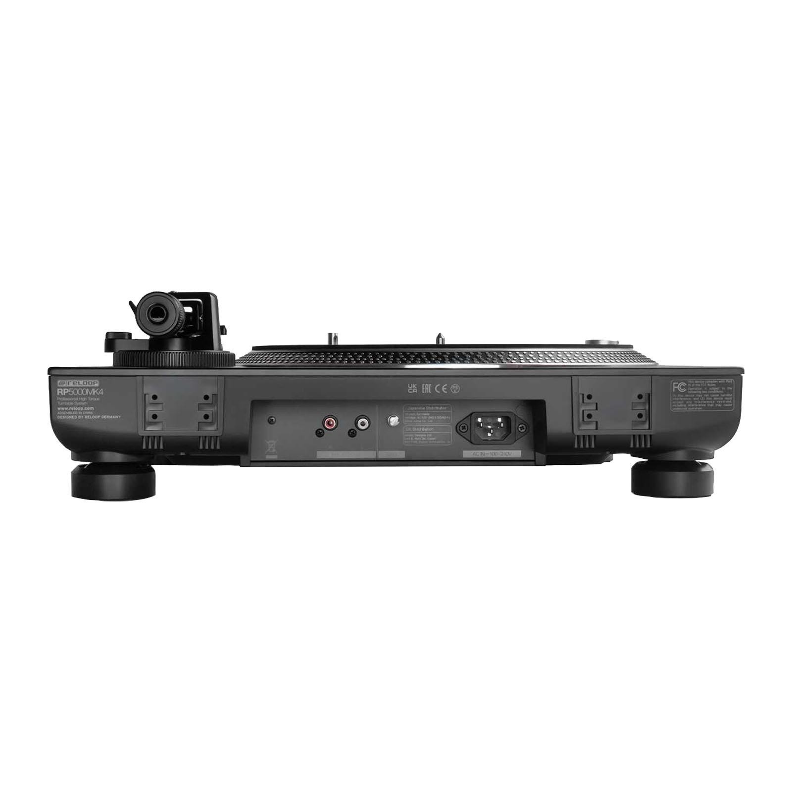 Reloop RP-5000 MK4 Direct-Drive DJ Turntable 2-Pack with PTB-2 Mixer