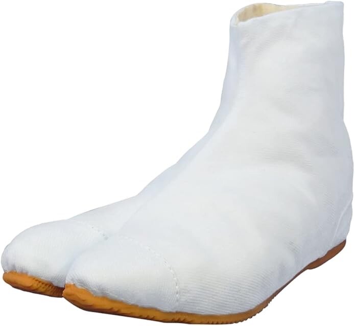 Japanese Rikio JIKA TABI Boots Ninja Shoes Low Cut WHL5SP White Matsuri Festival