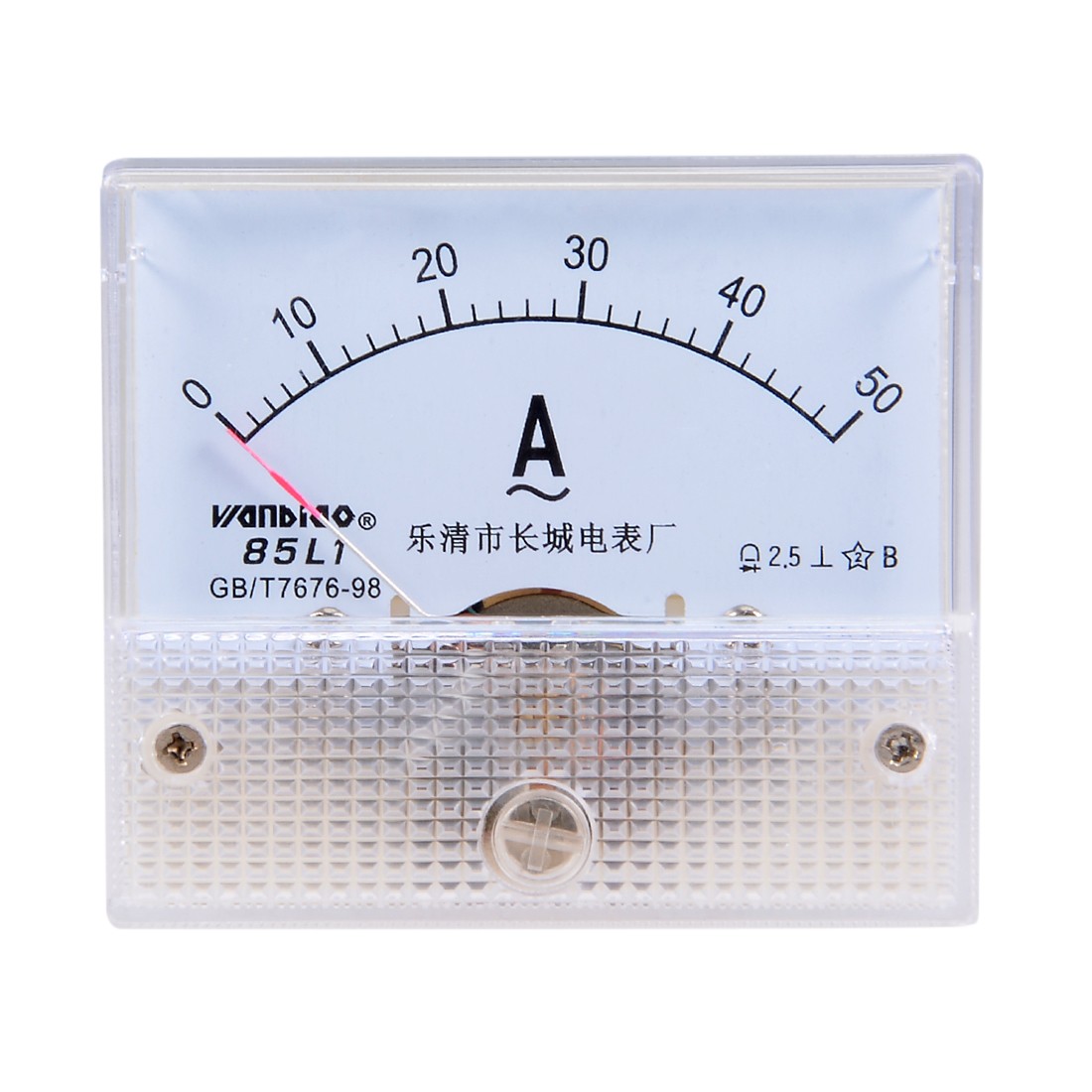 AC 0-50A Analog Panel Ammeter Gauge Ampere Current Meter 85L1 2.5 Error