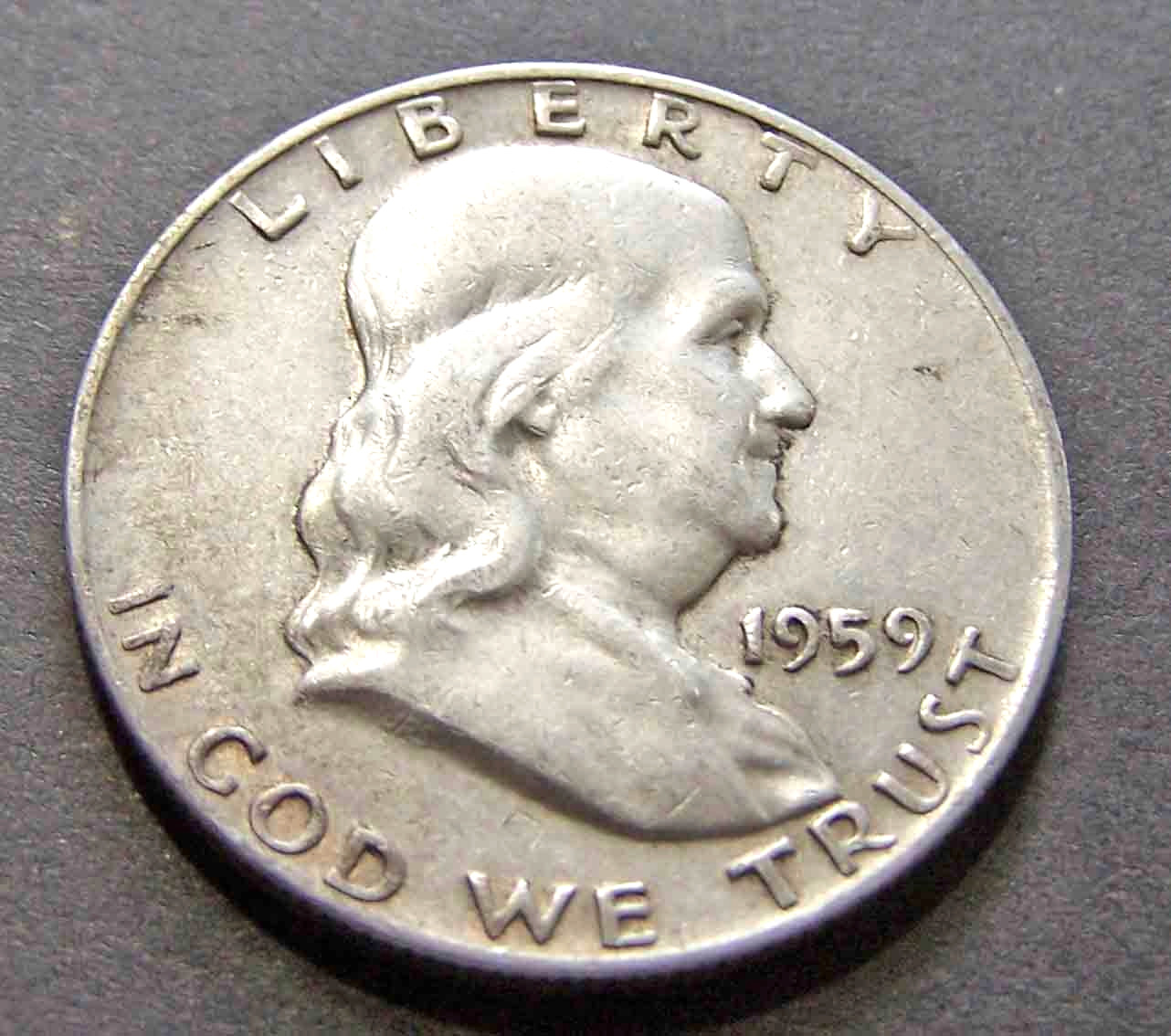 1959-D Franklin Half Dollar #102