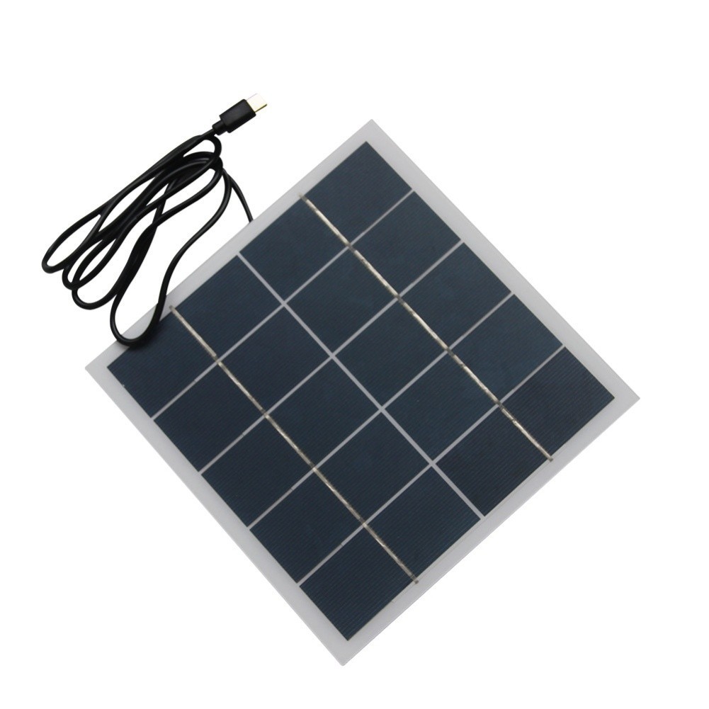 4W 5V Solar Charging Panel for Security and Portable Device Supply