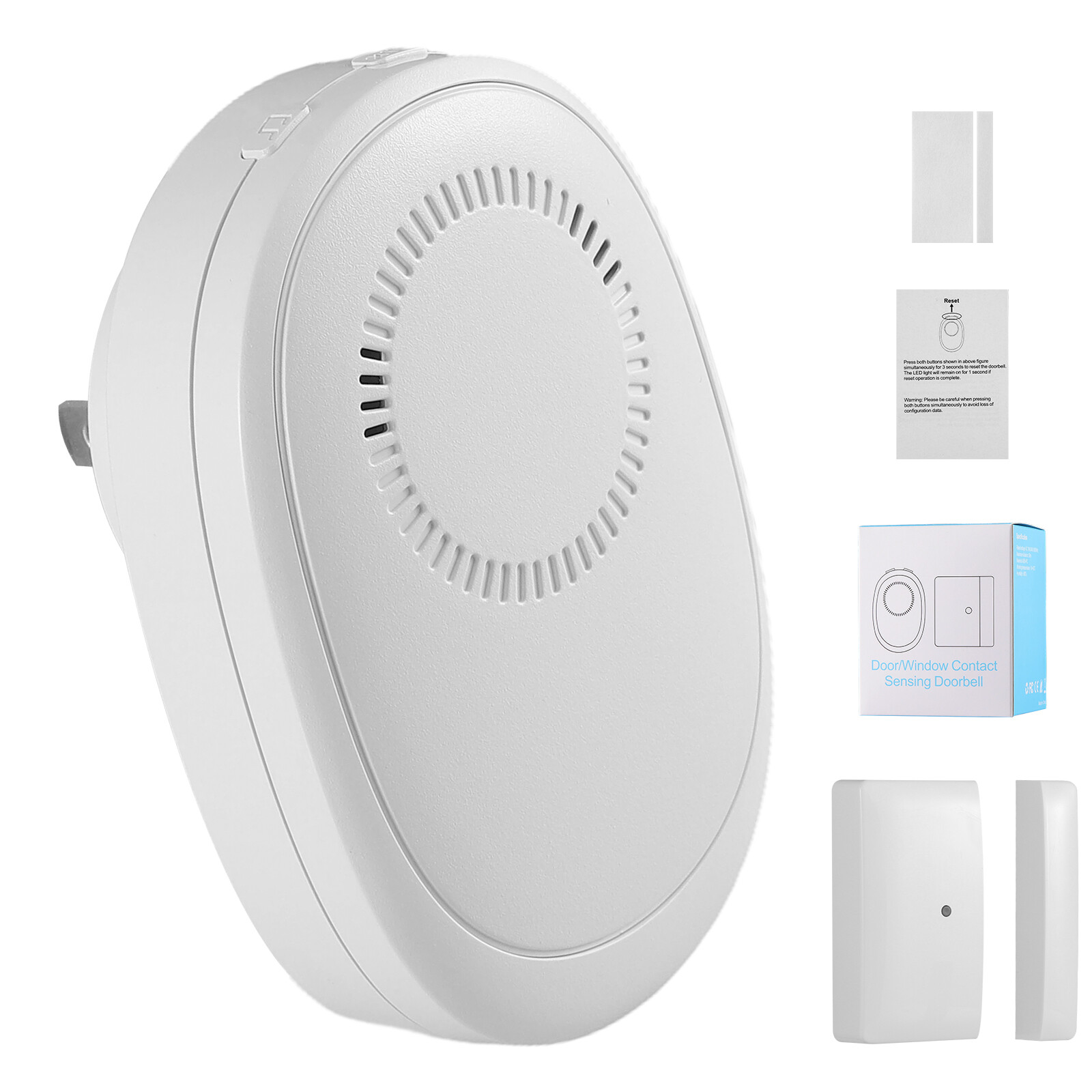Magnetic Sensor Wireless Window Door Open Sensor Alarm 58 Chime Home Security