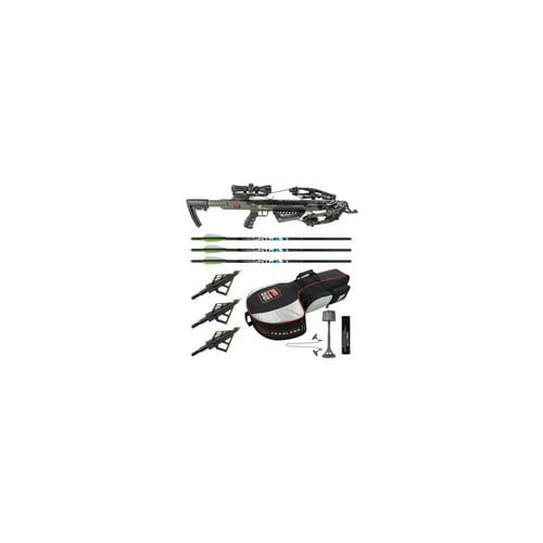 Killer Instinct Boss 405 FPS Crossbow Package with Backpack Case and Broadheads