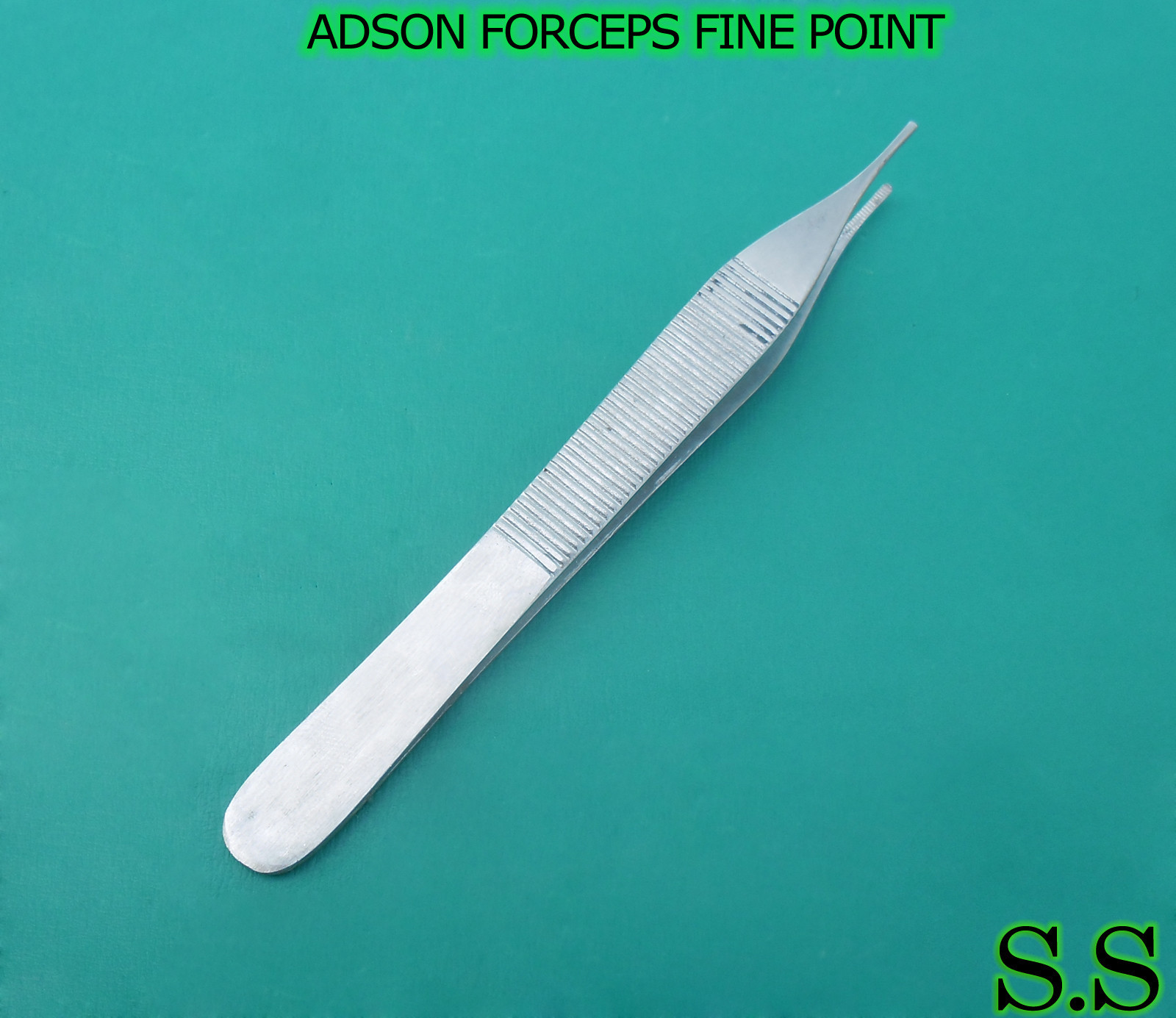 10 ADSON FORCEPS FINE POINT SERR SURGICAL INSTRUMENTS