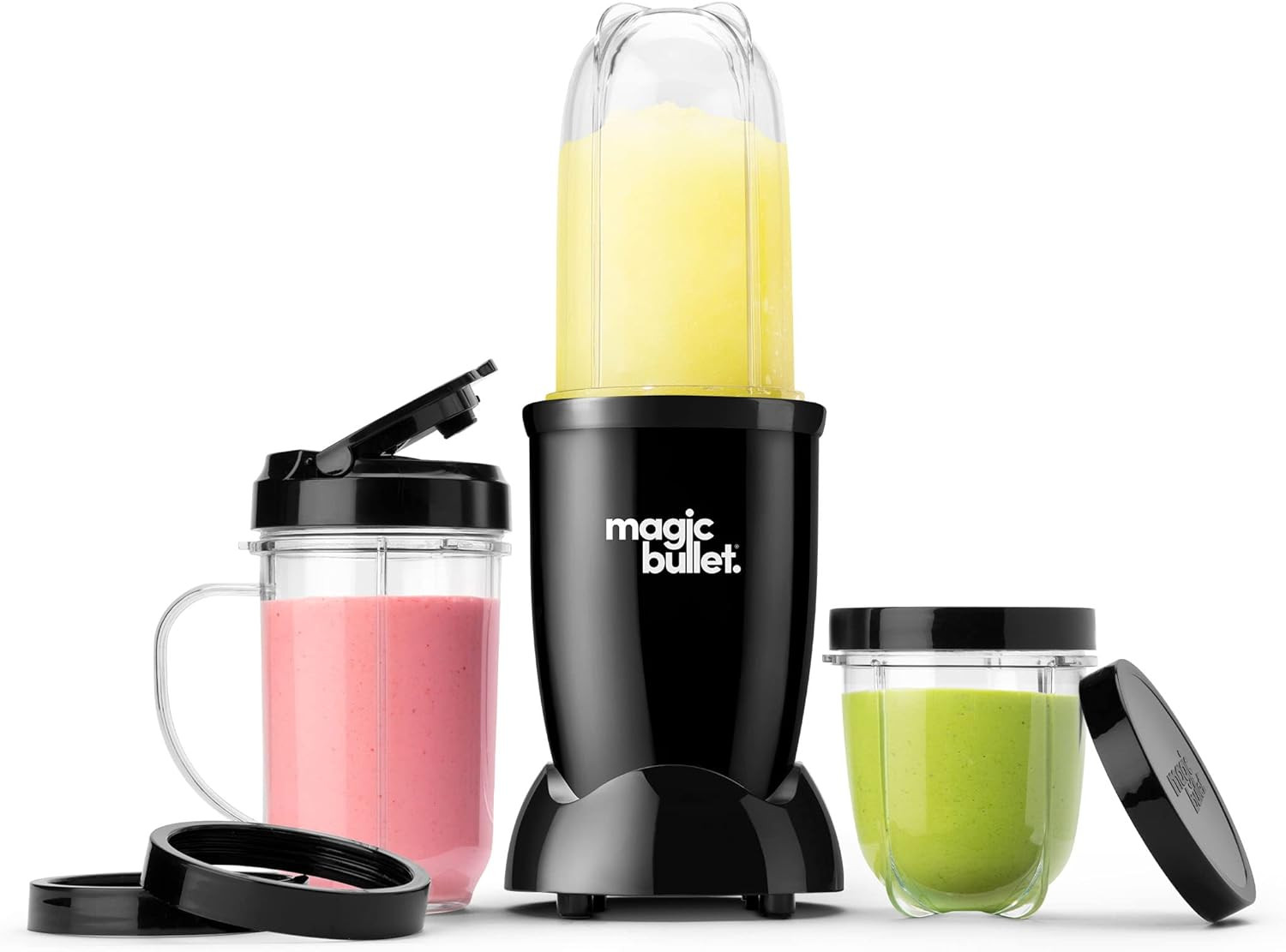 Compact Silver Blender Set with 11 Essential Accessories