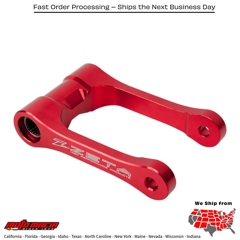 LOWERING LINK  RED Honda CRF250L 2013-2020 Honda CRF250RL Rally 2017-2020 Honda
