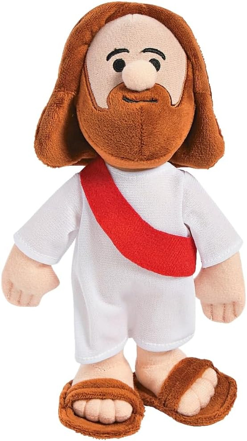 Jesus Plush Doll - Soft Stuffed Jesus Toy for Kids | Christian Gifts for Baptism