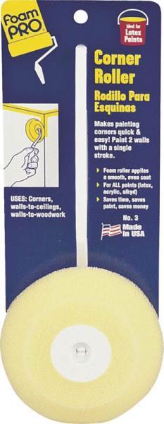 NEW FOAMPRO #3 CORNER ROLLER 3" FOAM ROLLER FRAME & COVER 3068897