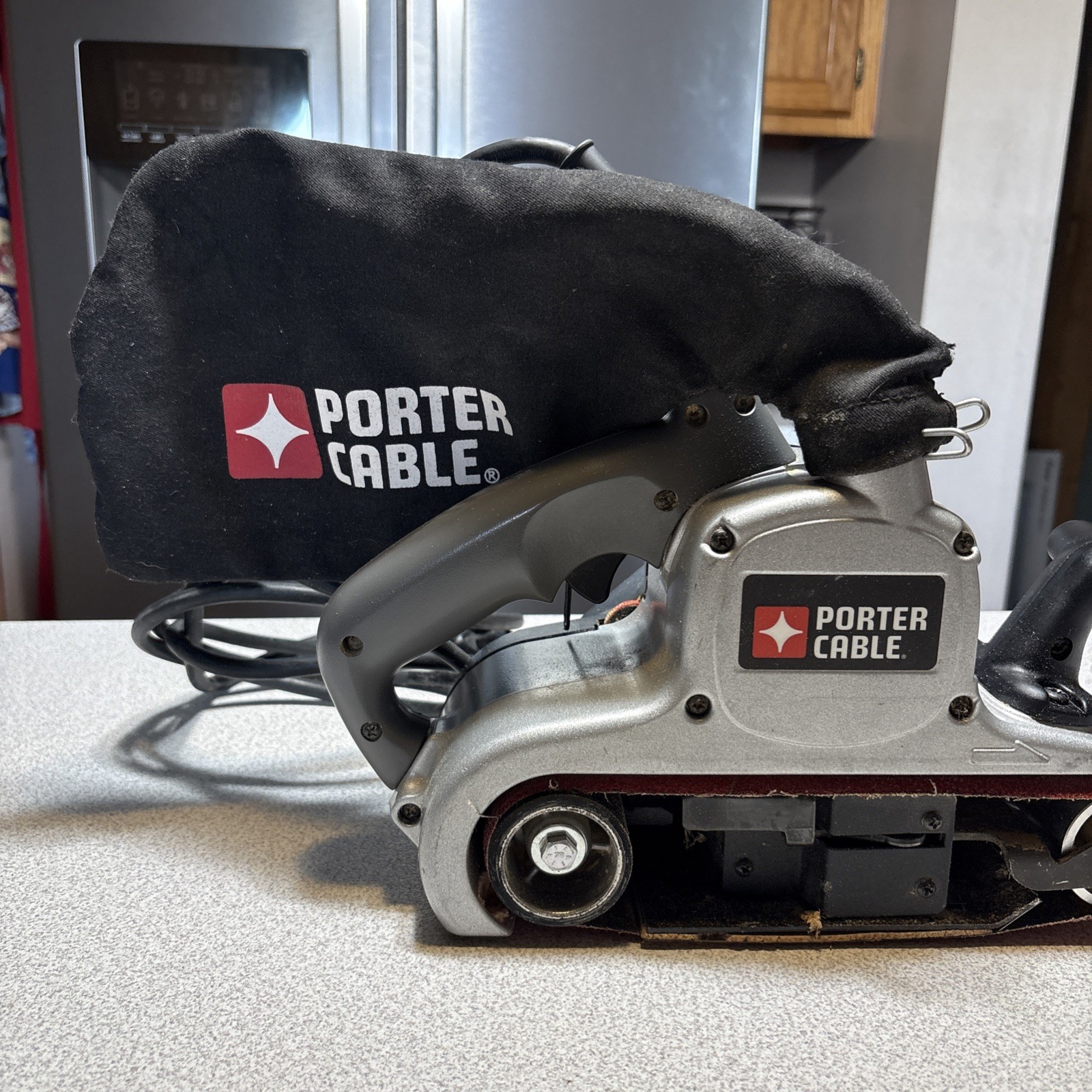 Porter Cable 352vs variable speed belt sander 3"x21" with bag