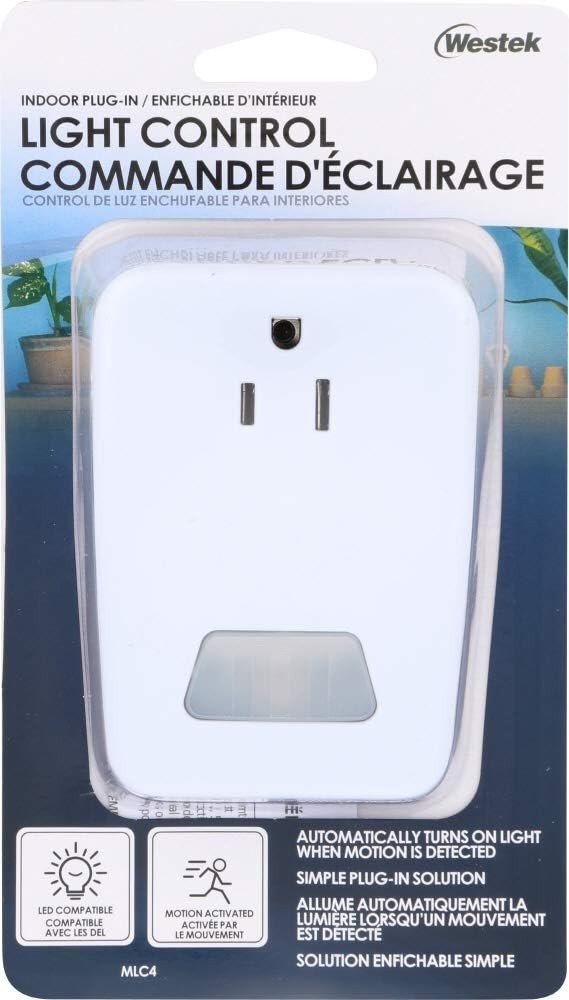 Versatile Plug-in Motion Activated Light Control for Home Security - Auto-Off