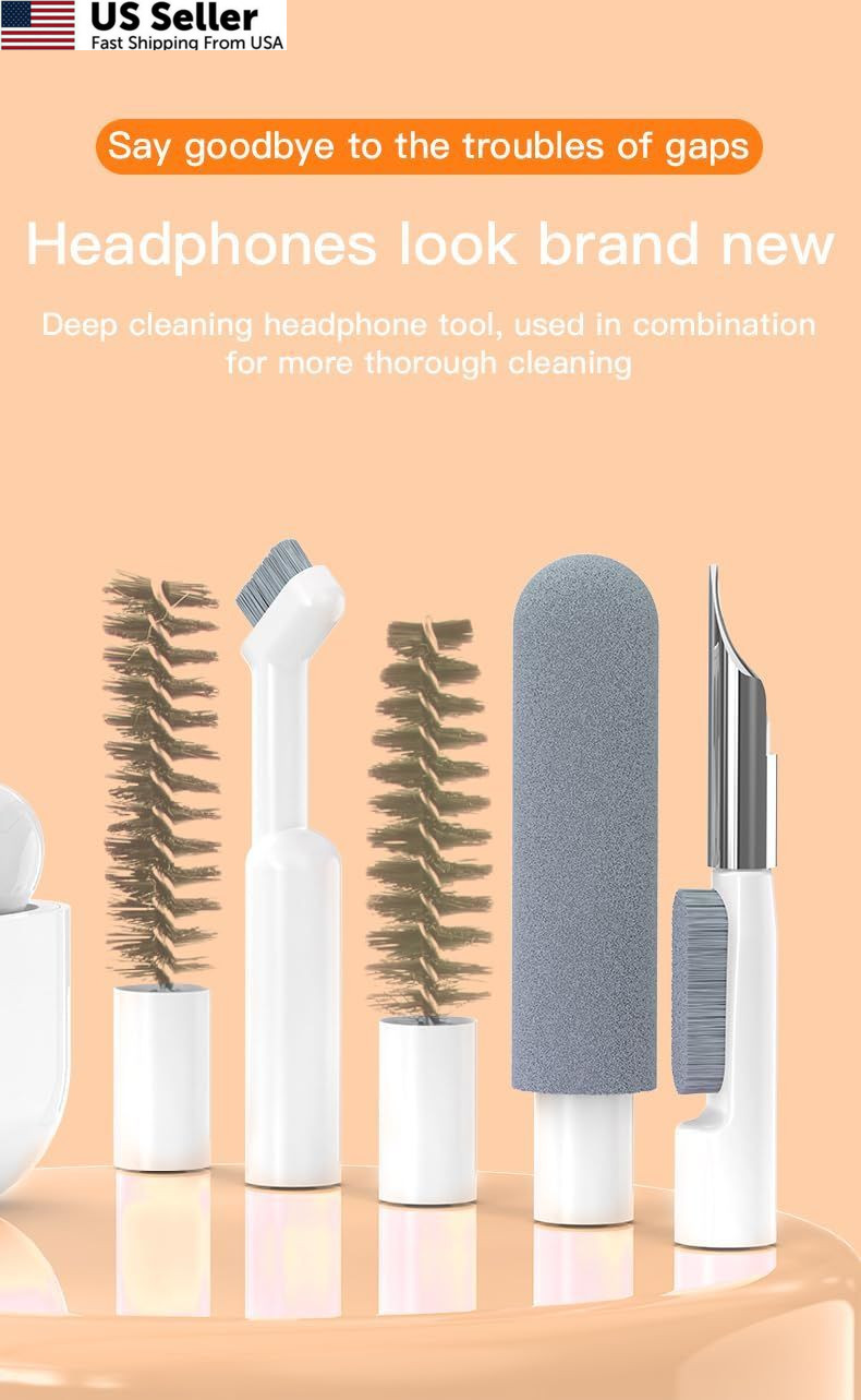 32-in-1 Multi-Functional Cleaning Kit for Electronics Including Black