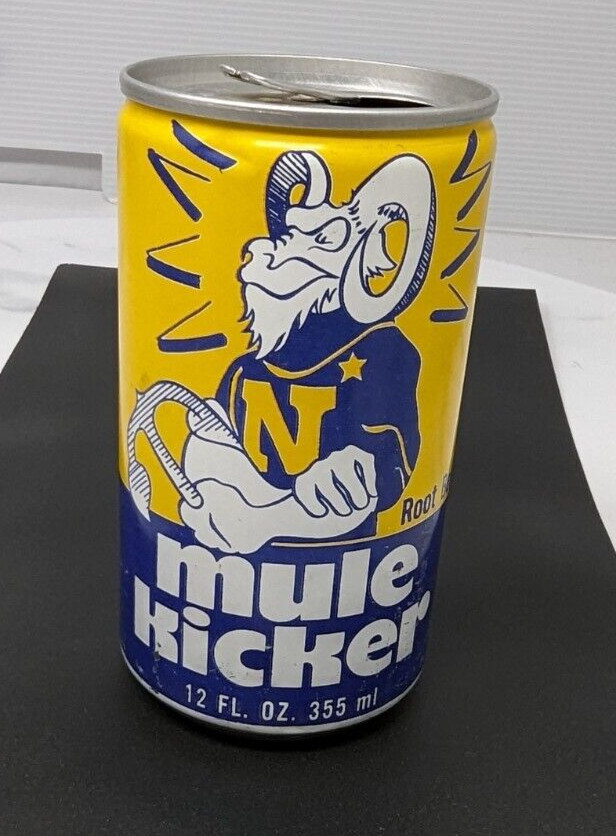 Mule Kicker Root Beer 1982 Navy Football Can Scarce Version Pepsi Annapolis Md