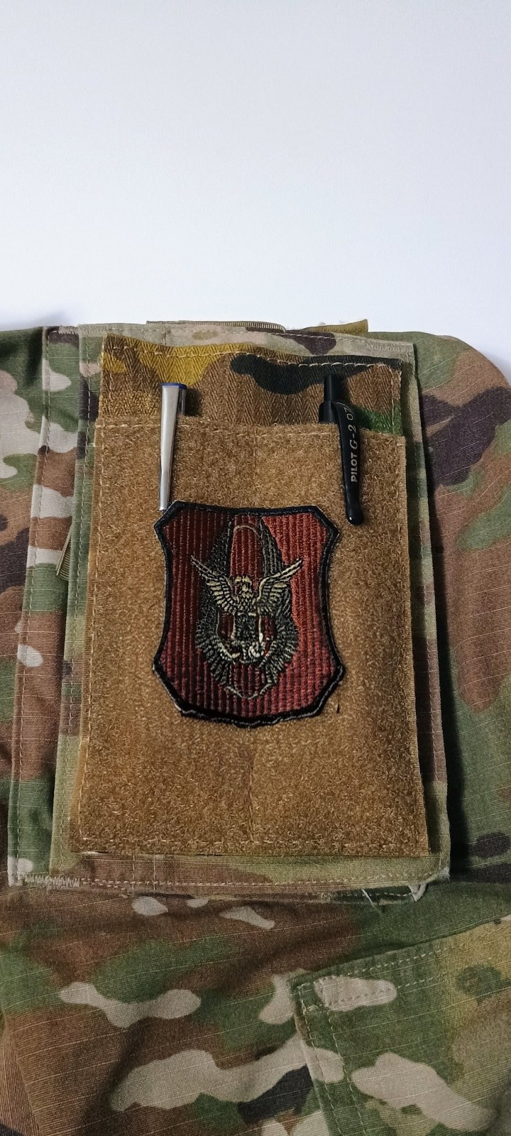 Hook And Loop Pen Holder, Patch Holder for Army and Air Force OCP Uniform