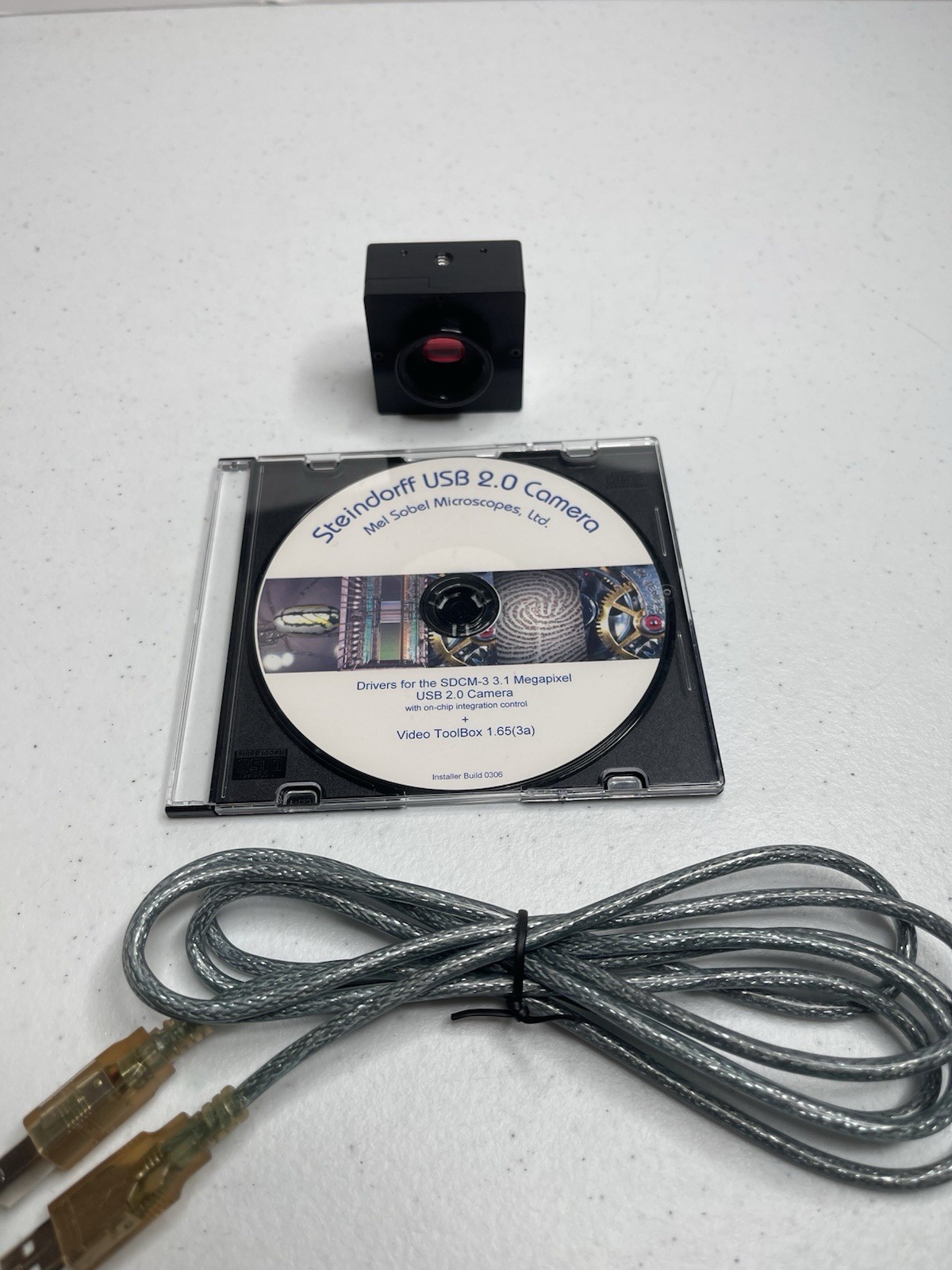 Steindorff USB 2.0 Camera W/ Driver Disc & USB Cord For Microscopes SDCM-3
