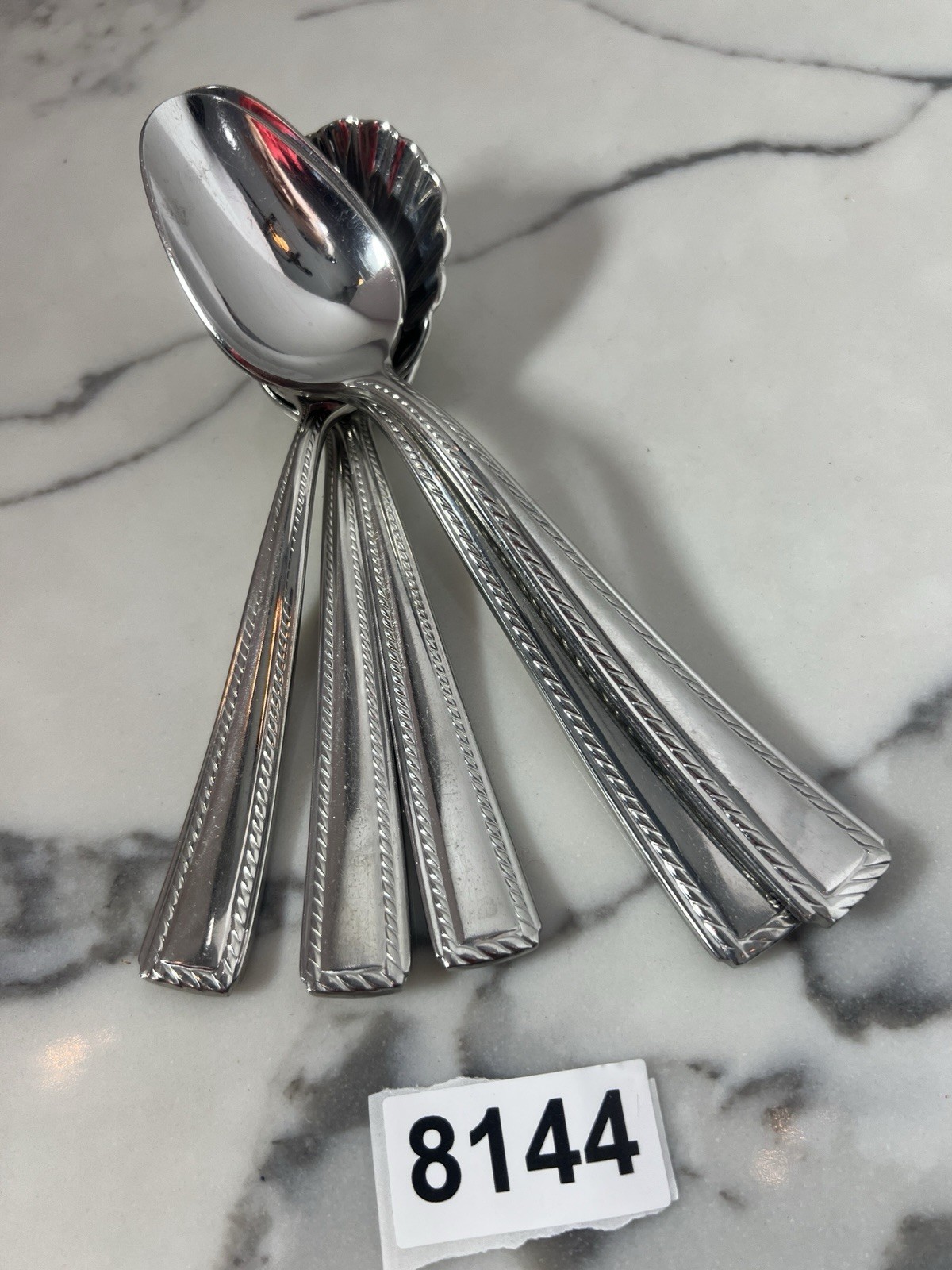 5 Spoons Oneida Stainless Flatware IVY FLOURISH 18/10 Silverware
