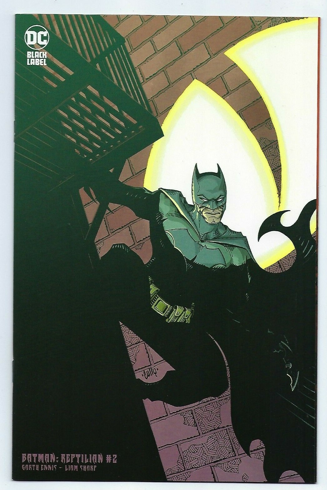 DC Comics BATMAN REPTILIAN #2 first printing cover B