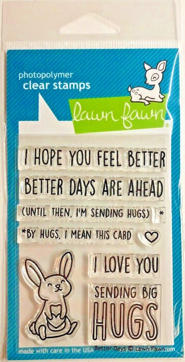 Lawn Fawn LF2544 Better Days 4x6 Clear Stamp Set