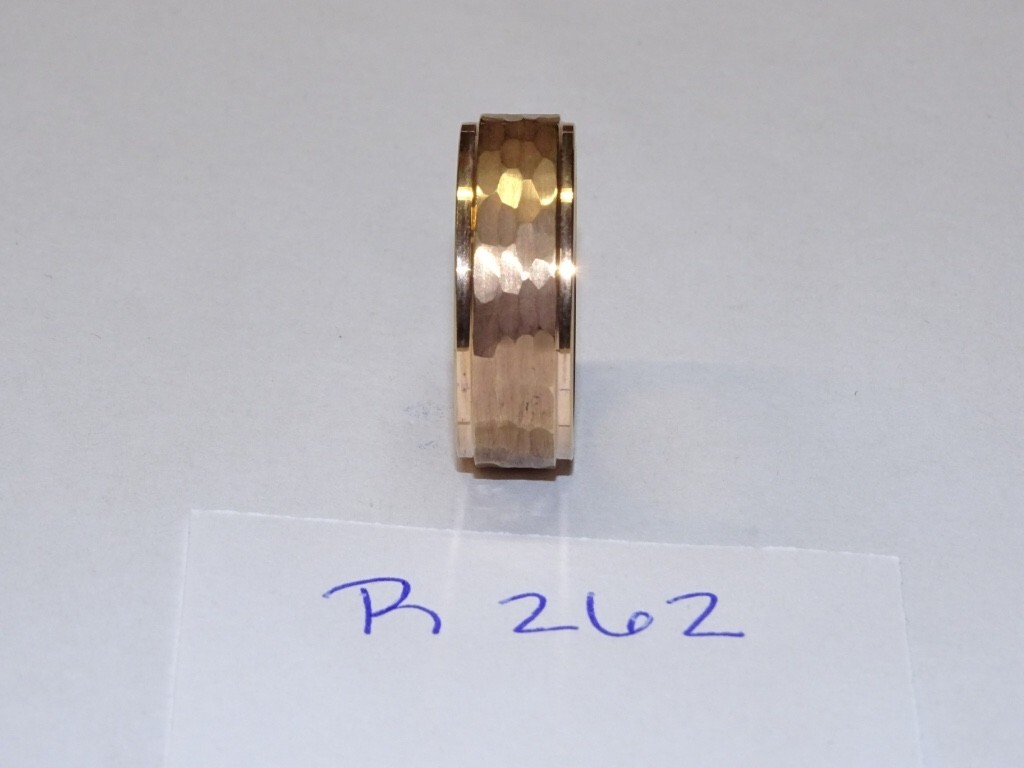 Triton Tungsten Carbide Wedding Band Ring 8mm Size 10-1/4. Dark Gold. #R262A