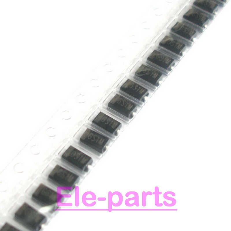 50 PCS GS1M DO-214AC SMA 1 Amp Surface Mount General Purpose Rectifier Diodes