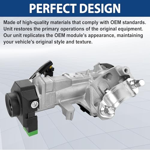 Upgrade Complete Set Ignition Switch - with Cylinder Door Lock Trans Key