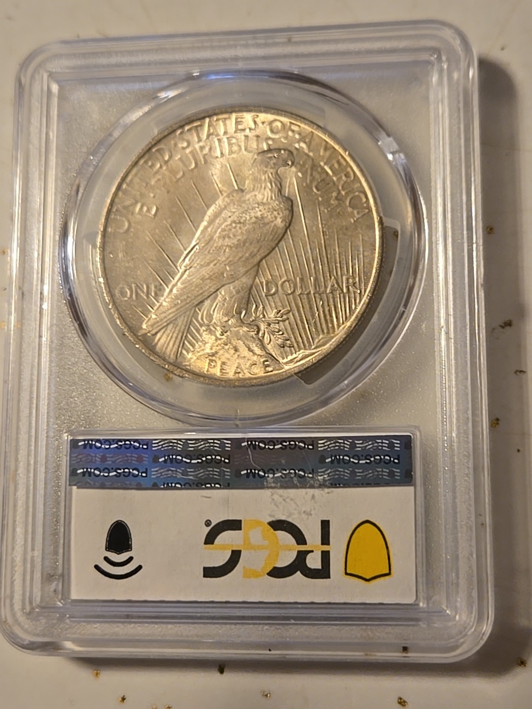 1922 $1 Peace Silver Dollar PCGS MS63