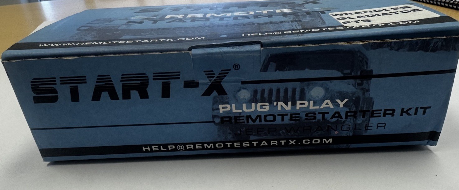 Start-X Remote Starter Kit Jeep Wrangler JL Gladiator JT Push To Start PTS