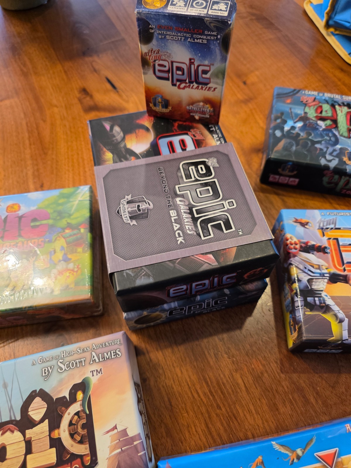 Tiny epic games massive collections w/ case and mats.