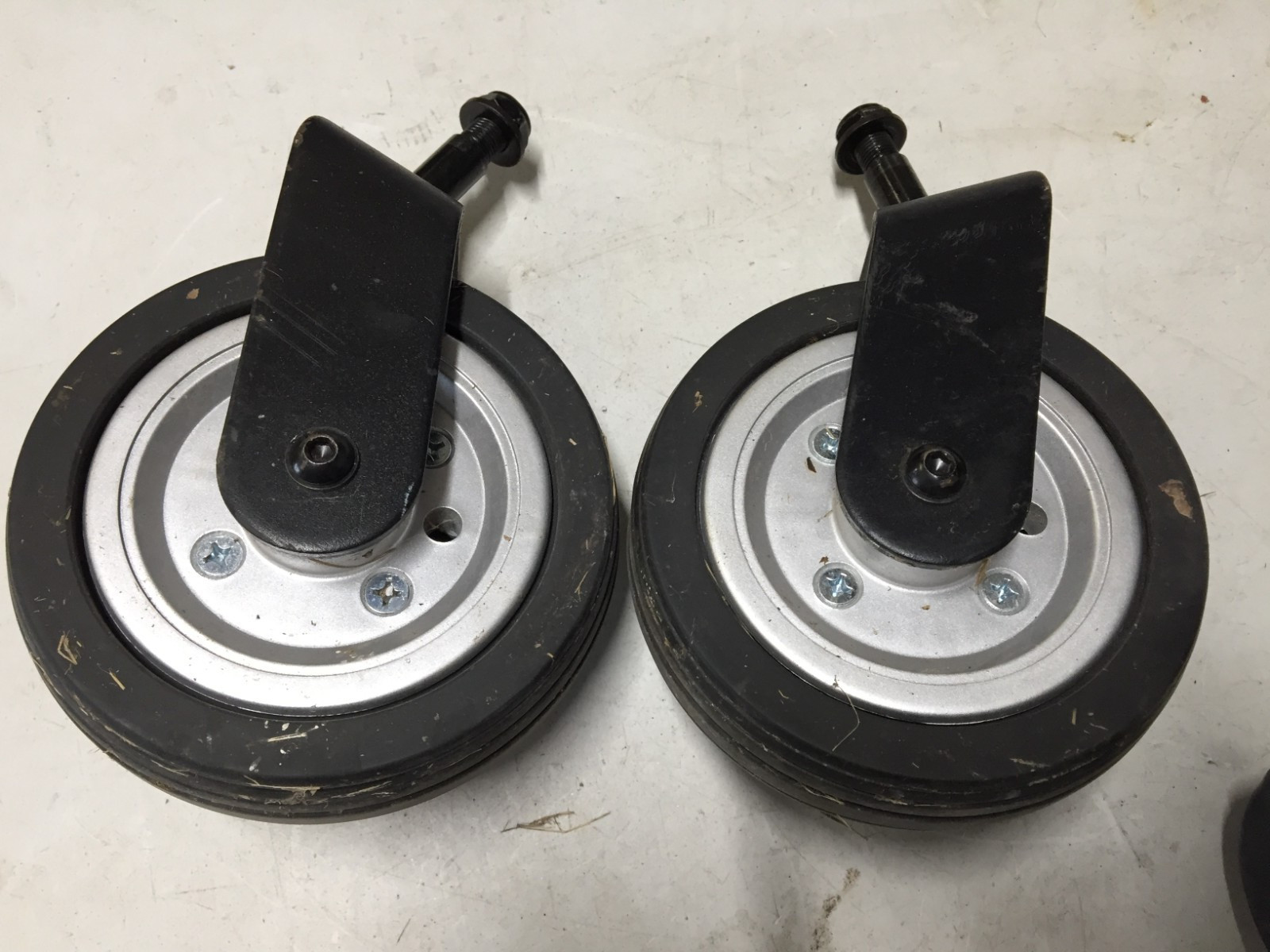 Caster Fork Assemblies Tires Wheels Pride Jazzy Select Elite/ES Sport TSS300 Set