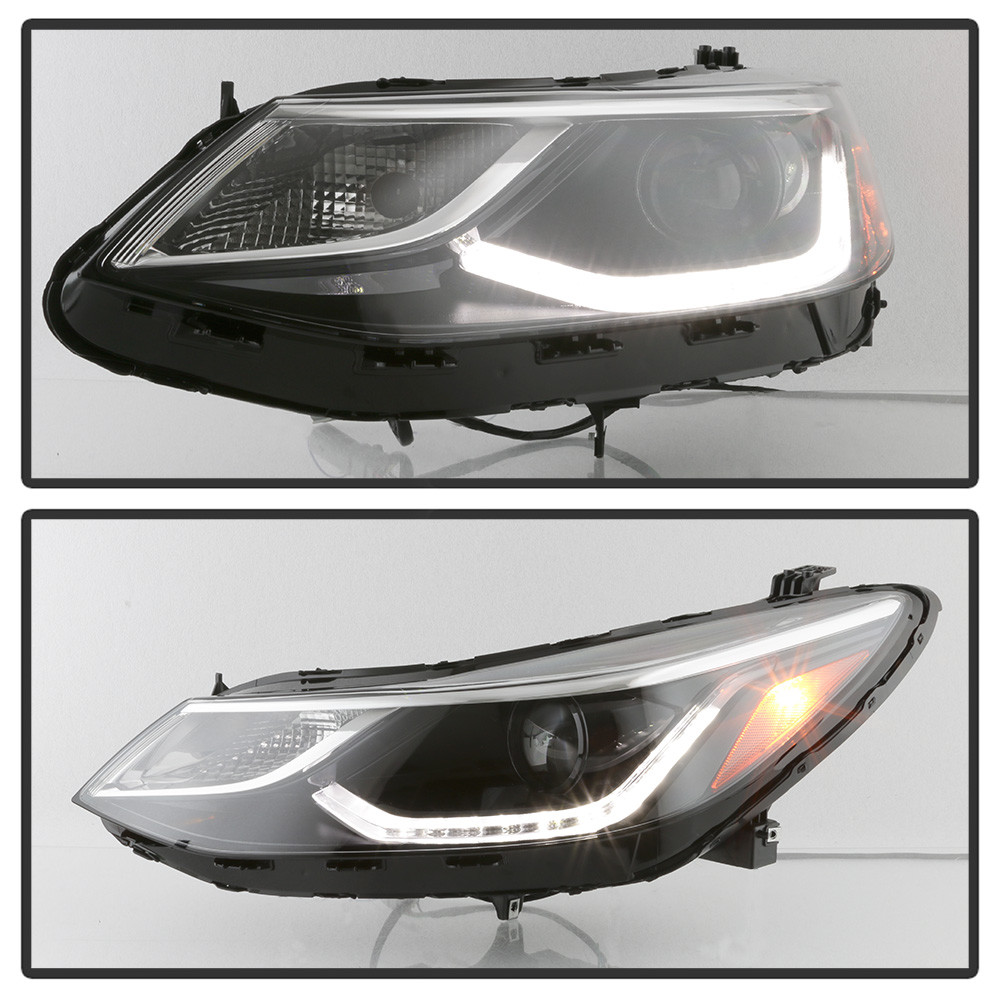 2016-2019 Chevy Cruze Projector Style w/ LED DRL Headlight Headlamp Driver Side
