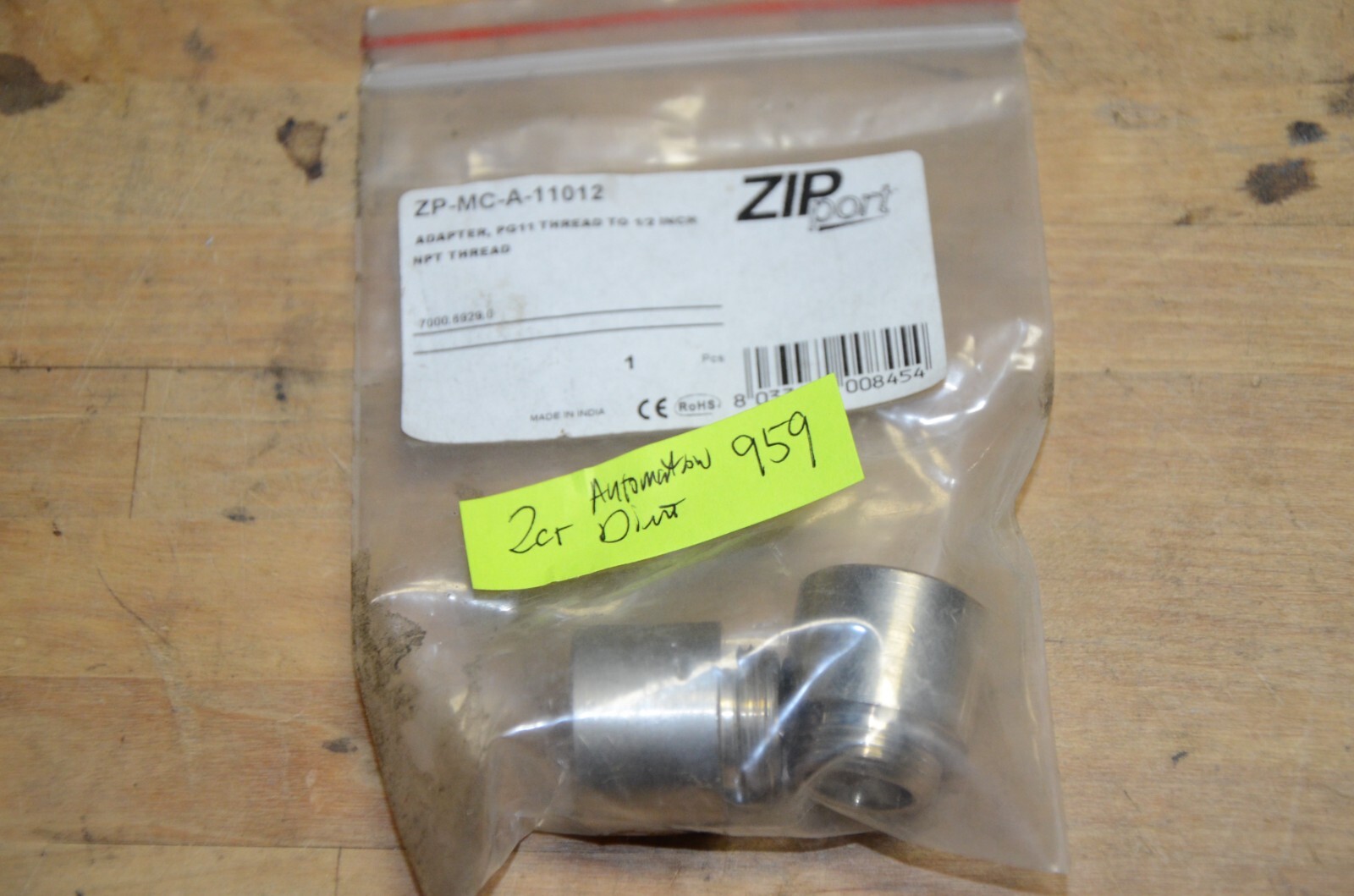 Automation Direct Zip-Port ZP-MC-A-11012 2 Qty Lot NEW Open Box PG11 to 1/2" NPT