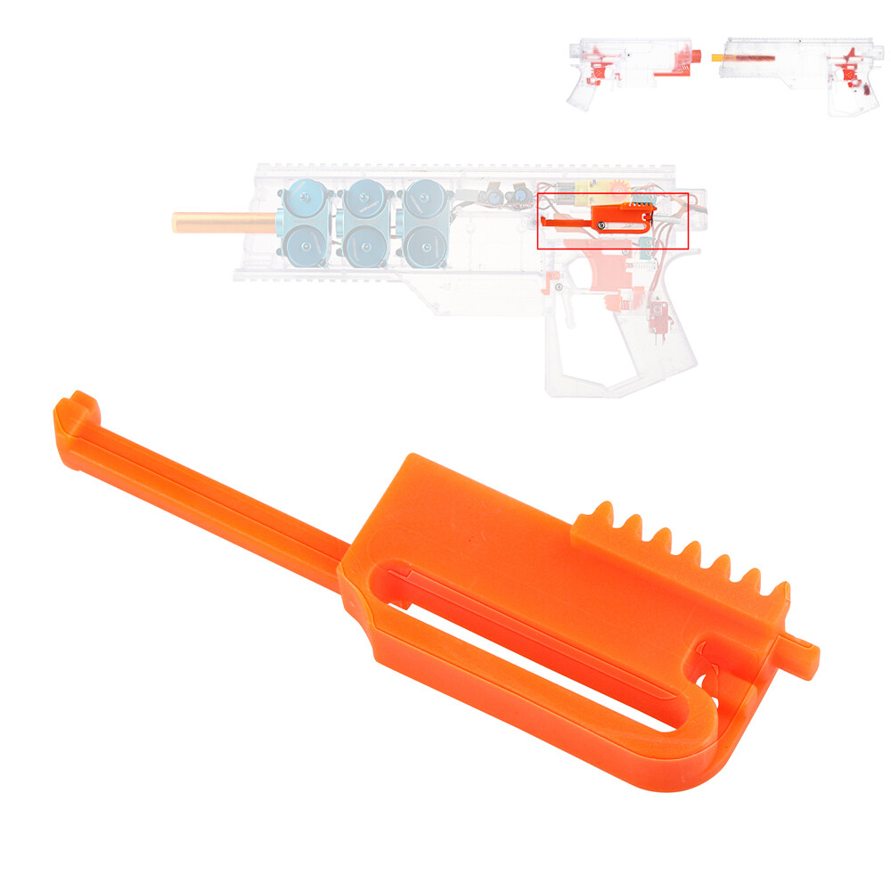 Workermod Fully auto Pusher Rod Plastic Orange for Stryfe /Swordfish / Dominator