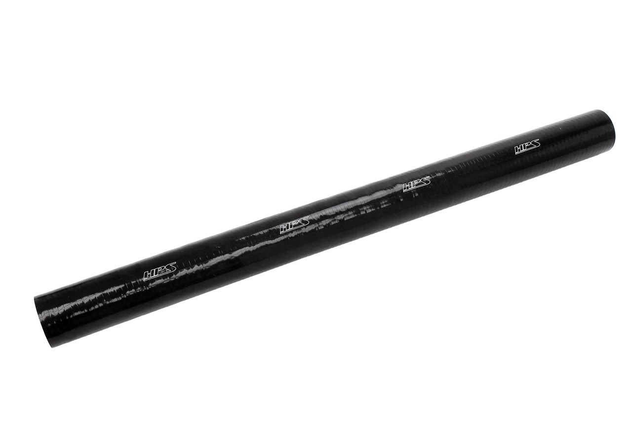 HPS HTST-3F550-BLK 5.5" 140mm ID Straight Coupler Hose Black 3' L 350F 177C