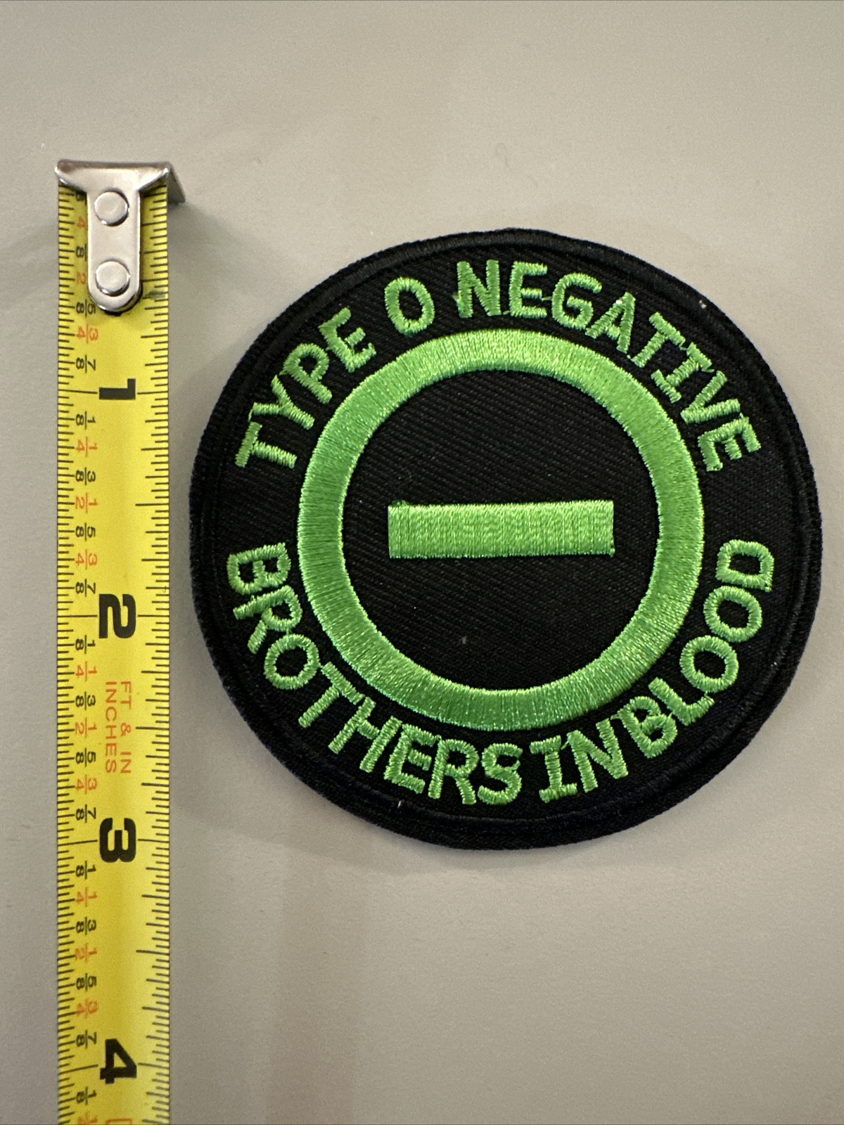 Type O Negative (Embroidered Iron on patch) Punk/Rock/Metal Band/Music / Art