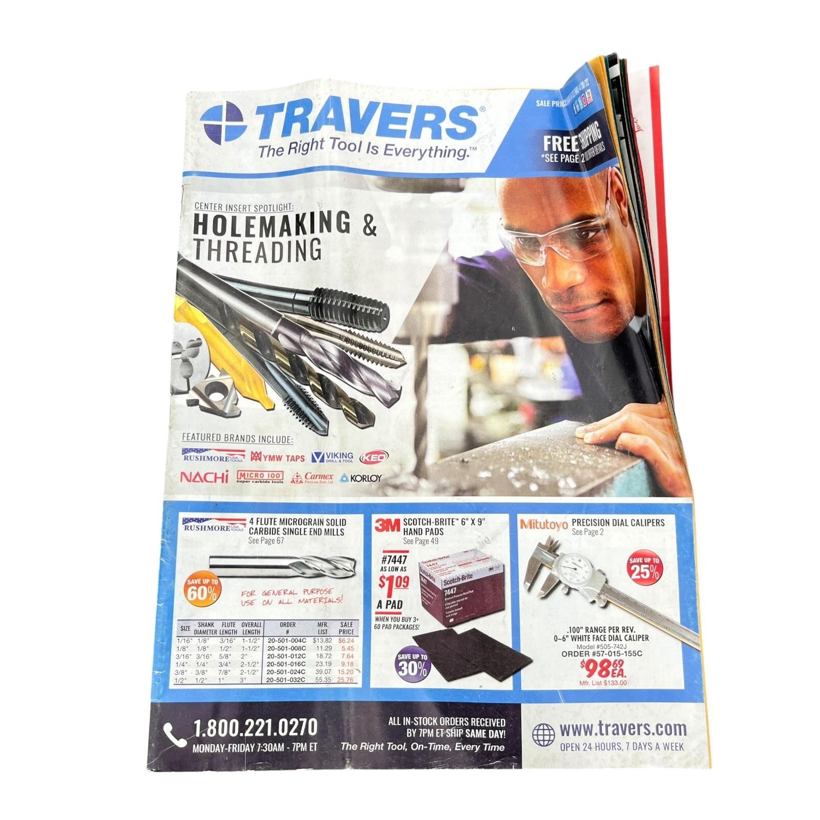 2022 Travers Holemaking & Threading Tools Sale Catalog Illustrated Softcover