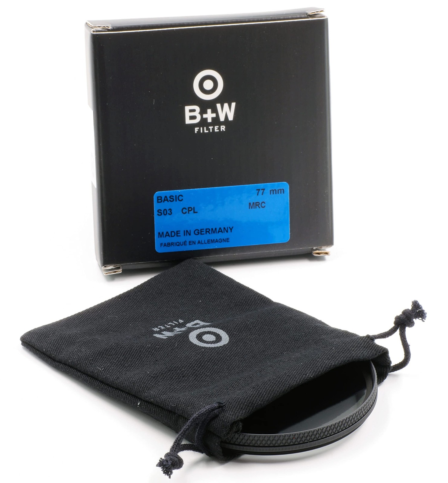 B+W 43mm Basic Circular Polarizer MRC Glass Filter