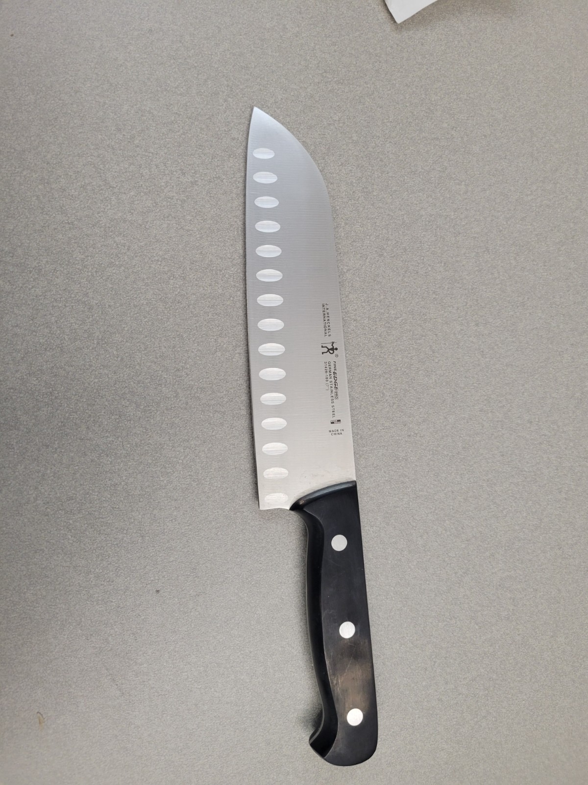 J A HENCKELS INTERNATIONAL FINE EDGE PRO‼️31428-180‼️ 7” SANTOKU KNIFE  NEW