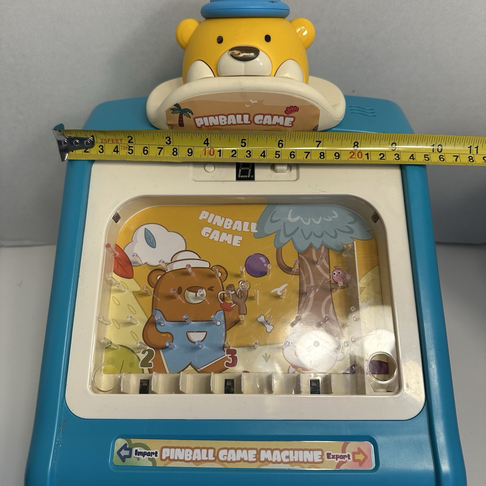 Kids Electronic Pinball Game Machine Tested Working Toy