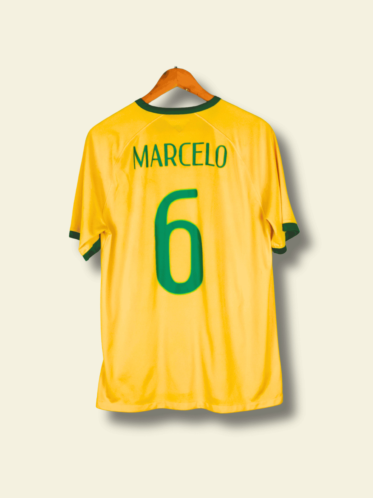 2014 Brazil Home - Marcelo #6 Large