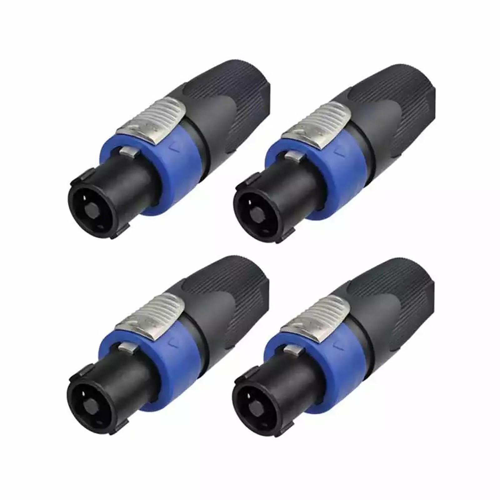 4x NL4FC Speaker 4 Pole Cable Plug Connector for Audio Speaker Replacement