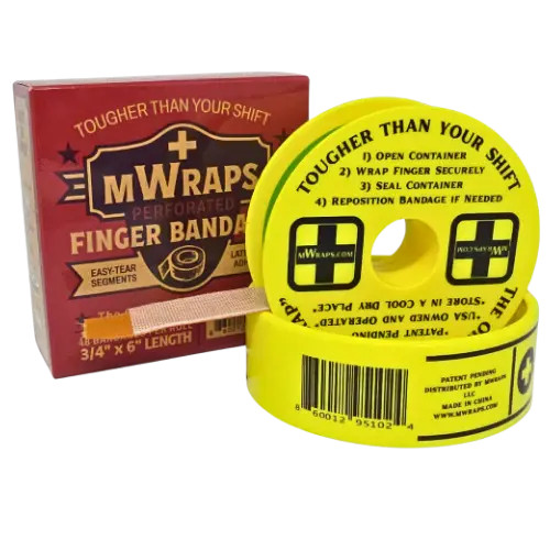 Mwraps ™ Finger Bandages on a Roll