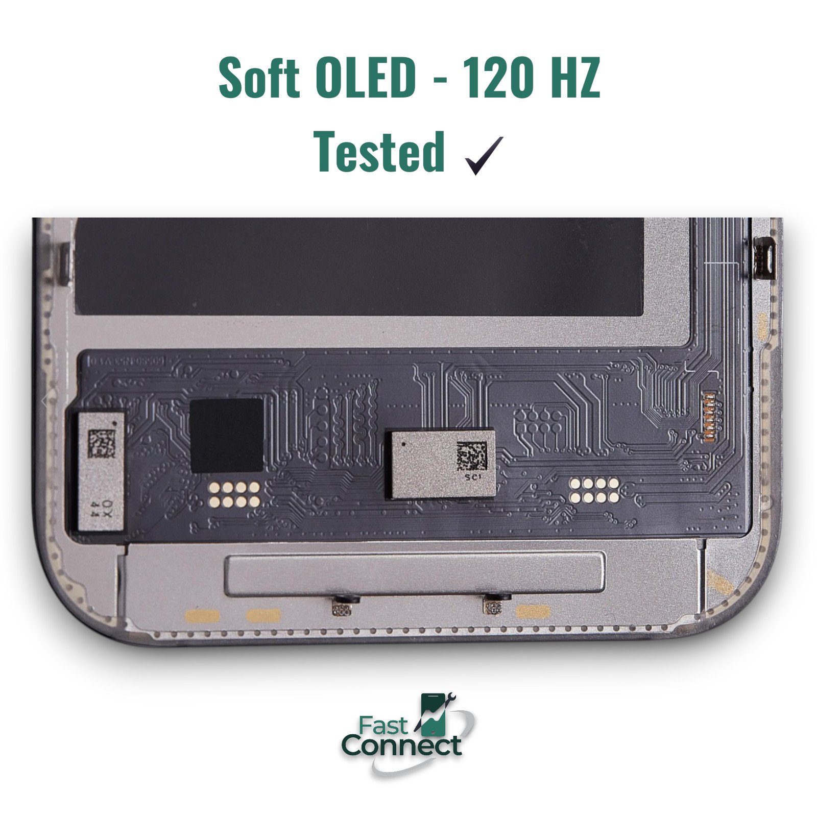 OLED For iPhone 15 Pro Screen Replacement FHD Display Touch Digitizer Soft OLED