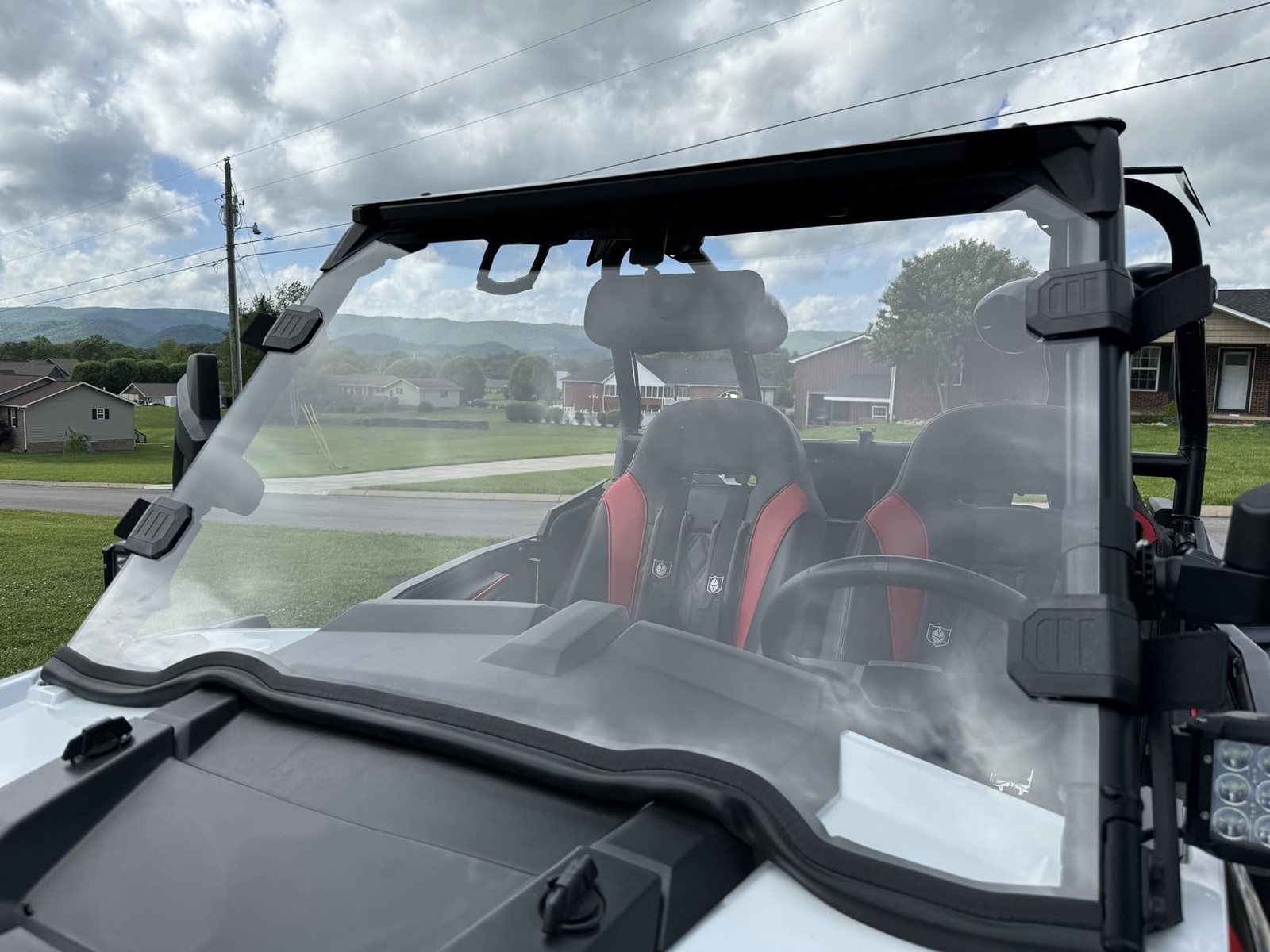 UTV Full Clear Windshield for 2014-2018 Polaris RZR 900 S RZR XP 1000 Turbo /4