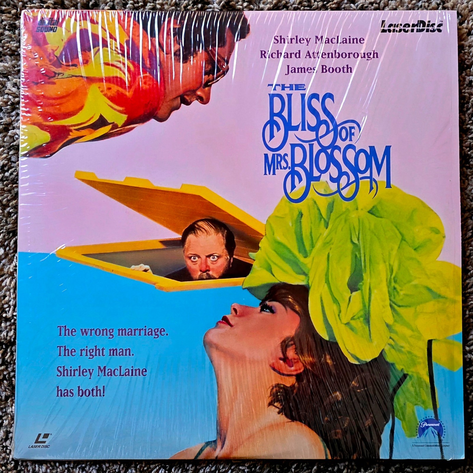 The Bliss of Mrs. Blossom Laserdisc Shirley MacLaine Richard Attenborough