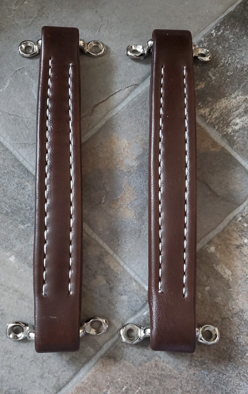 Lot of 2 - Brown Vintage Style Guitar AMPeather Handle for Fender Ampeg AMPS