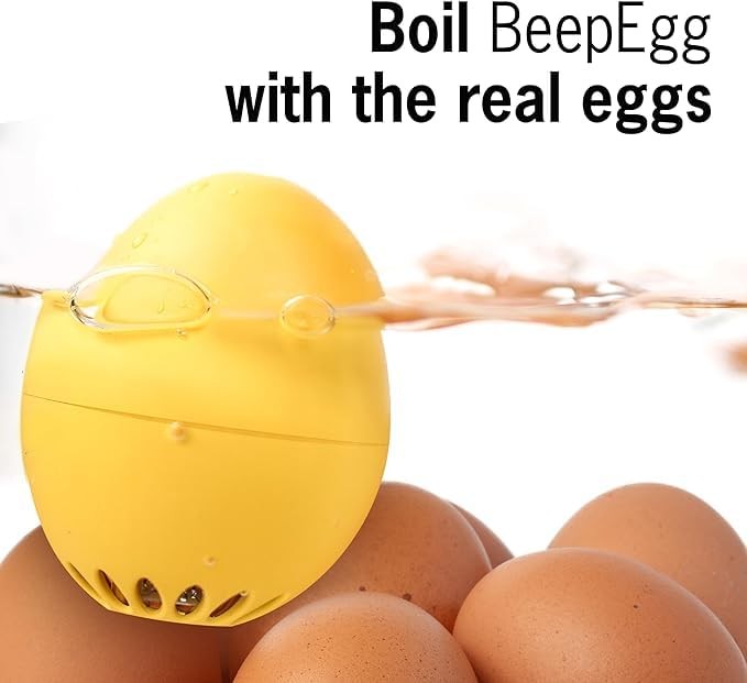 Eagle BeepEgg – Egg Timer for Boiling Eggs – Musical Egg Cooker for Soft,