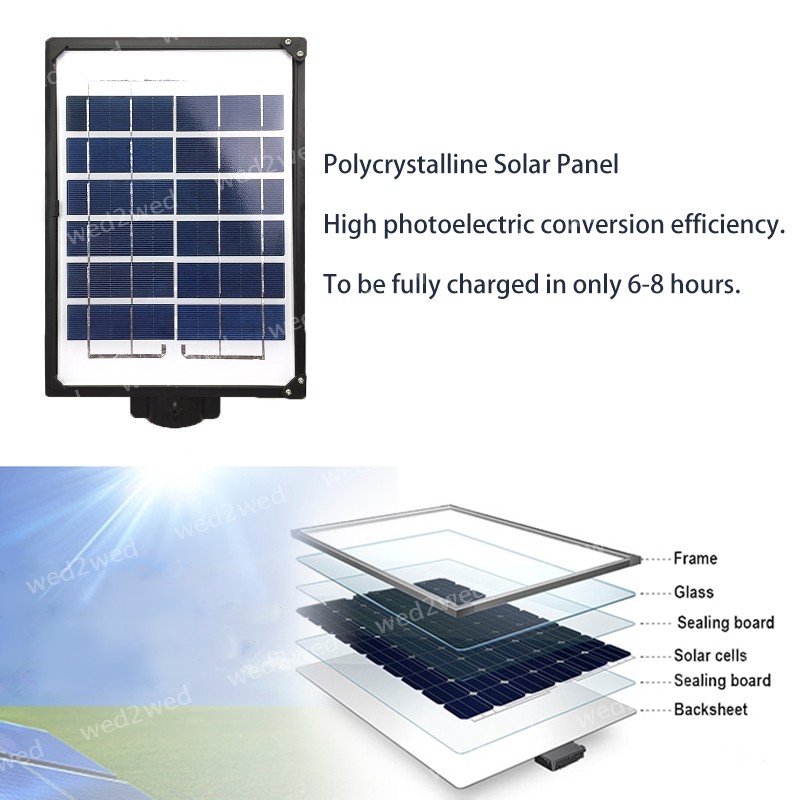 Solar Motion Sensor Street Lamp 450W Outside Security Energy Saving Timer IP65