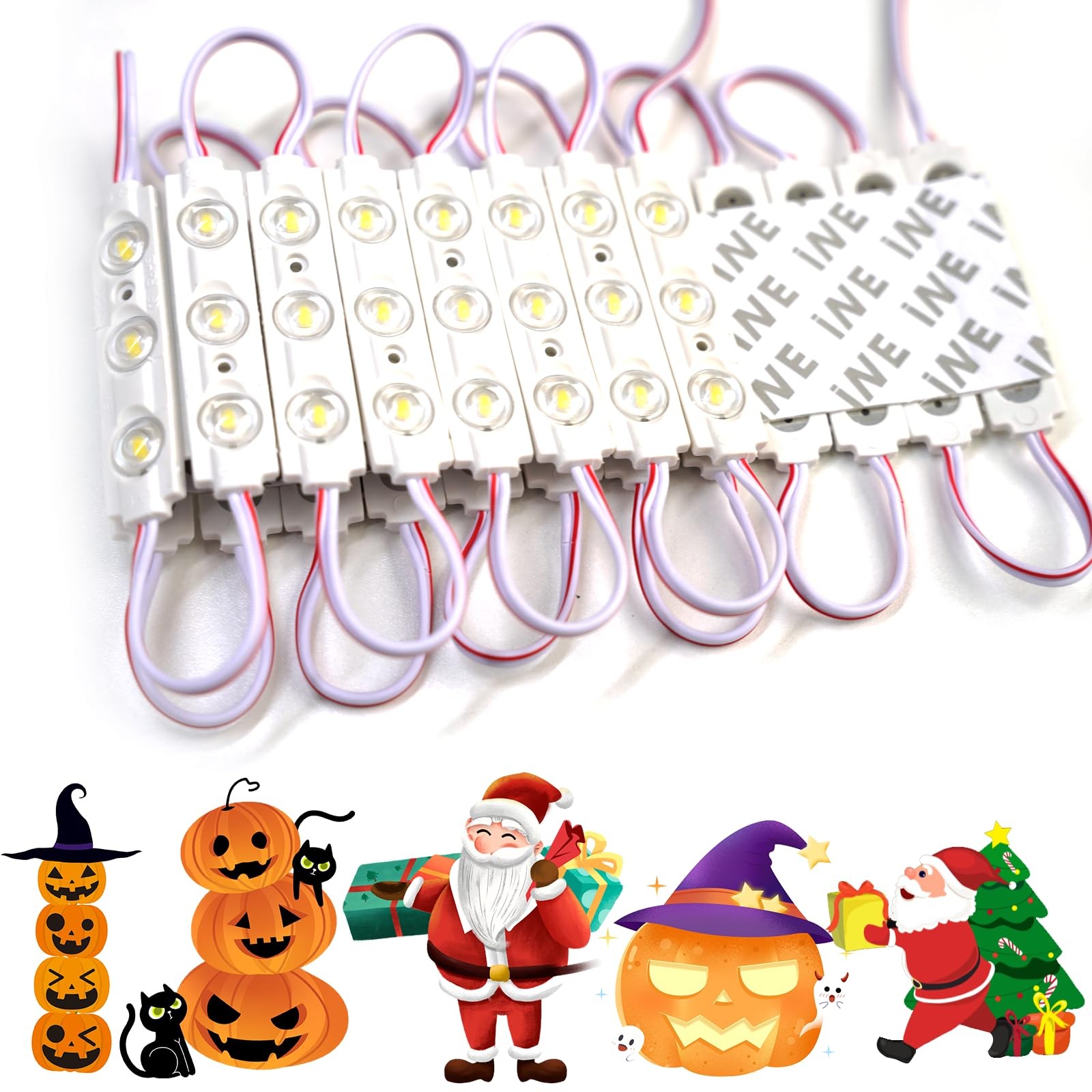 TeiNewBy LED Module, 20pcs 9.8 Ft 5730 SMD 150LM Per LED IP65 Waterproof Deco...
