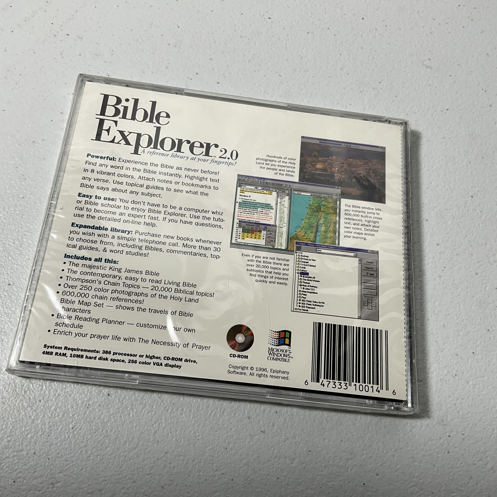 Bible Explorer 2.0 Discovery Edition PC CD-ROM Complete Bible Reference Library
