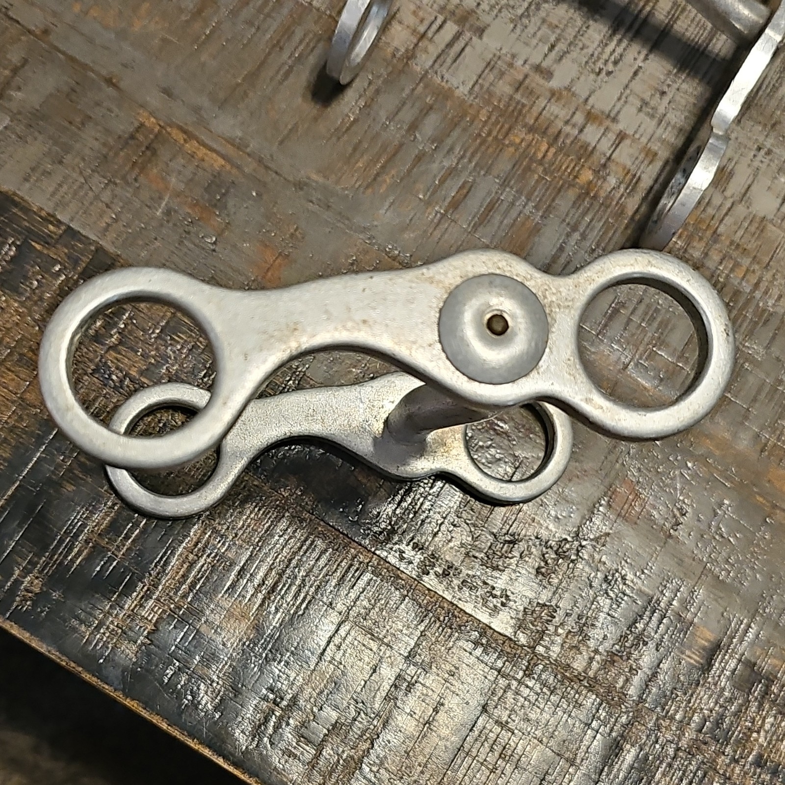 Crockett Western Aluminum Pony Snaffle Bit W/ Second Pony Bit